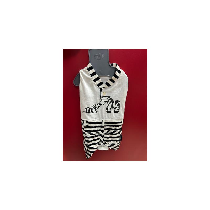 Doggydolly Pamučni kombinezon za pse Zebra Boy, 30cm