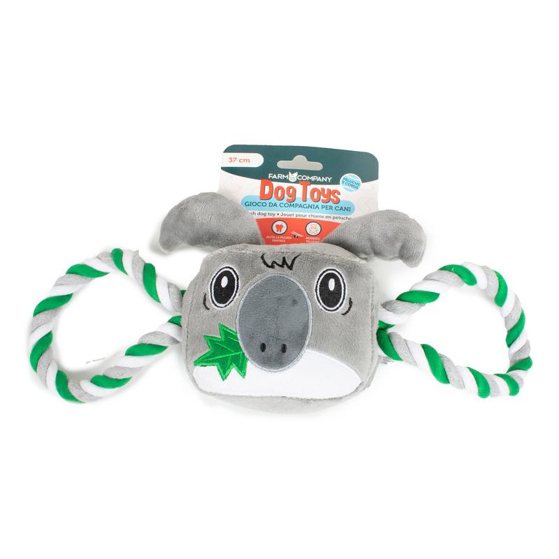 Farm Company Plišana igračka za pse Koala, 37cm, Siva