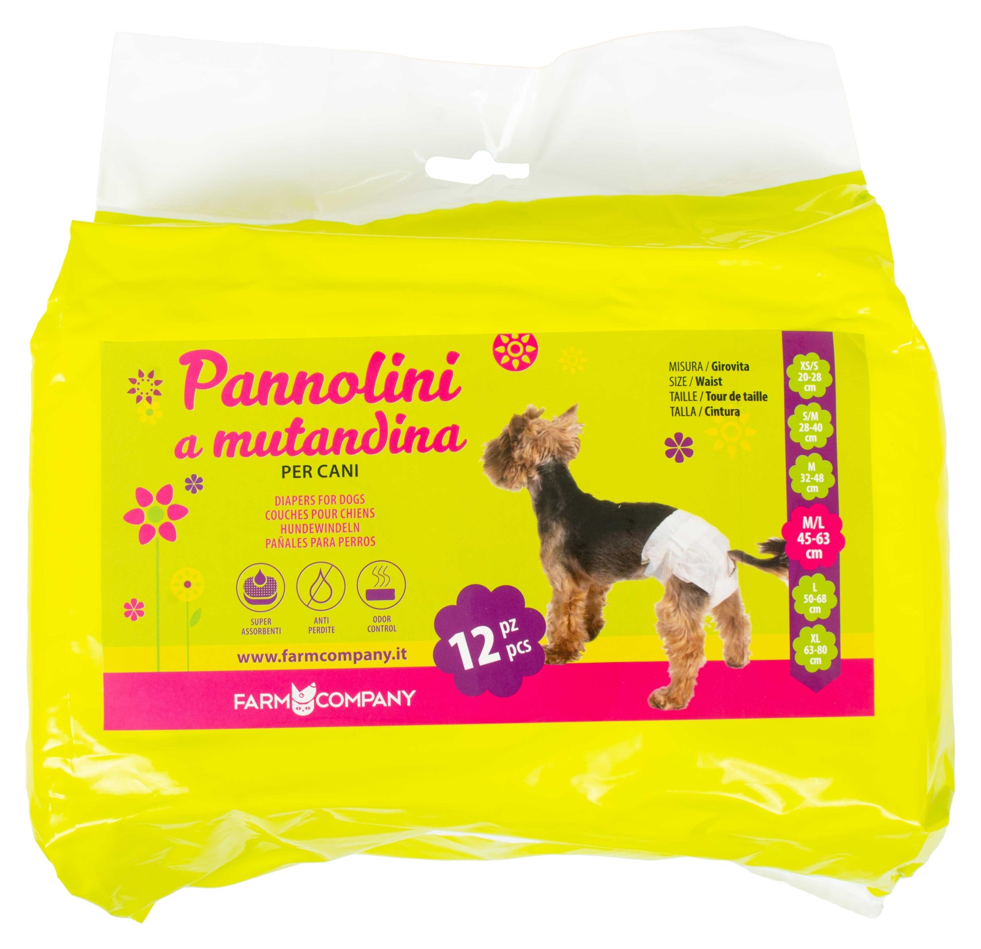 Farmcompany Pelene za pse, 45-63cm, 12 komada B-VAR 250