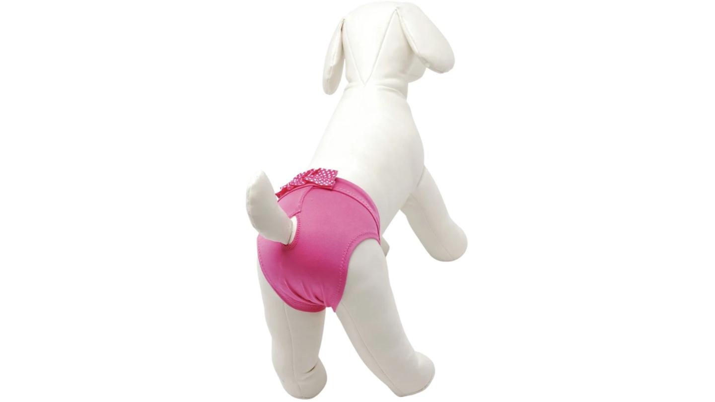 Higijenske gaćice za pse C207/E   40/45 cm roze sa masnom na tufne